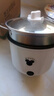 电煮锅电锅电火锅专用锅电炒锅多功能一锅宿舍电煮锅1-2人蒸煮一体 不粘内胆-单层+送钢笼【可煎炒煮饭丨火锅】 实拍图