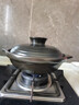 荣事达（Royalstar）砂锅煲仔饭煲汤锅炖锅陶瓷锅宽口瓦煲耐高温干烧不裂燃气灶 1.7L 实拍图