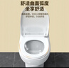 BSITN缓降马桶盖加厚u型坐便器盖板子通用老式座垫圈配件快拆家用B1111 实拍图