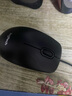 罗技（Logitech）M100r 鼠标 有线鼠标 办公鼠标 对称鼠标 大手鼠标 黑色 实拍图