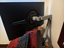 NB显示器支架 机械臂 电脑支架桌夹式底座 屏幕升降增高架 悬空托臂极光银17-32吋 适配卓威电竞AOC 实拍图