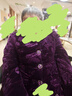 安贞雪中老年女装妈妈装冬装棉服冬季老年人女士喜庆老奶奶装棉衣LY367 紫色套装 2XL 建议95-110斤 实拍图