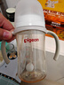 贝亲（Pigeon）自然离乳 PPSU重力球吸管双把手奶瓶 240mL  6月+ AA252 实拍图