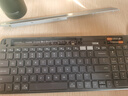 罗技（Logitech）K580无线蓝牙键盘带手机支架可跨屏切换静音按键无限薄膜键盘笔记本电脑手机ipad平板键鼠套装 键鼠套装【K580+G304鼠标】黑 实拍图