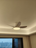 佑家（YOUKAIN） 餐厅隐形扇现代简约卧室变频吊扇灯北欧儿童房静音风扇灯 36寸吊杆 60w全光谱 不含安装 实拍图