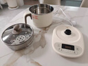 小熊（Bear）不锈钢电煮锅 电蒸锅  宿舍多功能锅小电锅 0涂层蒸煮一体可预约 小型1-2人用分体式 C12N7 配蒸笼 实拍图