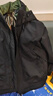 鸭鸭（YAYA）王一博同款新山系户外登山羽绒服男女士同款2025新款休闲外套YX 黑色 3XL /190/104A 实拍图