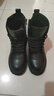 回力（Warrior）官方马丁靴女鞋秋冬季英伦风女士高帮厚底增高工装短靴子女黑色37 实拍图