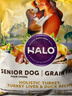 自然光环美国进口Halo【老犬鲜肉】狗粮老年犬泰迪金毛柯基拉布拉多专用 老犬火鸡味试吃113g-效期26.10起 下单抽奖·满赠好礼~详情请入会 实拍图