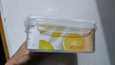 龙士达保鲜盒 微波炉饭盒 400MLx4透明塑料密封小便当盒 上班族 实拍图