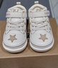 泰兰尼斯童鞋211秋冬新款学步鞋男宝宝加绒鞋女童防踢耐磨机能鞋婴儿鞋 白/杏-超纤-春秋款 24 内长15.5cm 适合脚长14.3-14.7 实拍图