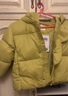 巴拉巴拉童装儿童羽绒服男童女童冬连帽外套加厚宝宝三防萌趣造型 橄榄绿40891 白鸭绒 130 cm 实拍图
