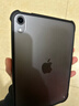 闪魔适用iPad mini7/6保护壳24/22款ipadmini7/6保护套磨砂防指纹苹果亚克力透明磨砂黑色 实拍图