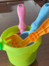 儿童趣味沙滩玩具宝宝挖沙玩具套装冬天玩雪装备海边玩沙玩雪工具 黄色桶+3铲+4模具【8件套】 实拍图