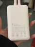 ANKER安克【新3C认证，年会送礼】30W/45W快充自带双线充电宝20000mAh大容量移动电源苹果1716新年出行 【粉-自带双Type-C线】45W20000毫安时 实拍图