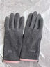 秋冬季手套女加绒加厚户外骑行电车开车防风防寒触屏冬天保暖手套 【男士三线】-灰色 均码 实拍图