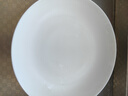 斯凯绨（Sky Top）陶瓷盘子骨瓷深菜盘家用乔迁餐具纯白8英寸饭盘4件套装 实拍图