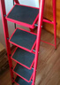 星恺梯子家用折叠梯人字梯多功能登高爬梯扶梯小梯子TZ10四步红 实拍图