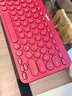 罗技（Logitech）时尚系列 K380 无线键盘 蓝牙办公键盘 女友 便携超薄键盘 笔记本键盘 红色 实拍图