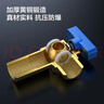 九牧（JOMOO）铜阀体全开大流量三角阀燃气热水器角阀水阀单冷加厚球阀74105 实拍图