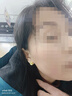 （）经典沙金耳钉女 时尚百搭沙金耳环女2022 耳饰女婚庆礼节饰品 如意结耳钉 实拍图
