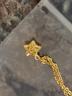 周大福方糖许愿星星黄金吊坠(工费180)约1.45g EOF1392情人节礼物 实拍图