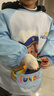 汪汪队立大功（PAW PATROL）儿童罩衣防水画画衣围裙吃饭围兜长袖幼儿园反穿衣1713蓝色M 实拍图