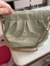 CHARLES&KEITH迷你菱格流浪包单肩斜挎双肩包包女包生日新年礼物CK2-60782390 【S号】Mint Green薄荷绿色（新色） S 实拍图