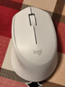 罗技（Logitech）M330 静音鼠标 无线鼠标 办公鼠标 右手鼠标 带无线微型接收器 白色 实拍图