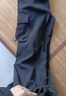 Homlean美式机能伞兵工装裤男春夏宽松小众阔腿休闲登山长裤S6603黑色L 实拍图
