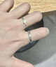 中国黄金（CHINA GOLD）S925银一见钟情戒指男女款情侣一对指环结婚情人节生日礼物送女友 【今/次日达】一见钟情情侣对戒 实拍图
