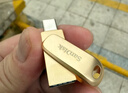 闪迪（SanDisk）128GB Type-C USB3.2 手机U盘DDC4金色 读速高达400MB/s 手机电脑两用 金属双接口大容量优盘 实拍图