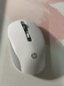 惠普（HP）S1000C升级款 无线2.4G轻音办公鼠标 TypeC充电 USB接口无线鼠标即插即用 白色 实拍图