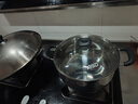 爱仕达（ASD）汤锅 304不锈钢蒸汤锅 炖煮锅加厚复底奶锅 24CM燃气电磁炉通用B1 实拍图