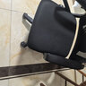 锦汐 电脑椅家用办公椅子靠背人体工学椅学习转椅老板座椅游戏电竞椅 【二代升级款】黑框黑网+乳胶 实拍图