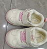 牧童学步鞋春秋季童鞋男童机能软底婴儿面包鞋革面女宝宝鞋 樱花粉25 实拍图