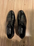 百丽男鞋2025商务正装休闲增高软底真皮鞋 黑色A2247（三接头款） 39 实拍图