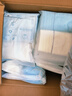 洁丽雅（Grace）新疆长绒棉毛巾2条装 家用柔软纯棉吸水洗脸面巾 60*30cm 兰+米 实拍图