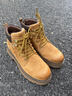 骆驼（CAMEL）【王俊凯同款】马丁靴男新款百搭男士大黄靴户外徒步工装登山靴子 GE122W7757T 金黄色 (男款) 43 实拍图