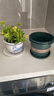 花盆绿植盆栽加厚塑料简约多肉小盆阳台客厅月季玫瑰大号家用花盆 矮款1加仑(口径15cm)1个盆 配套托盘 实拍图