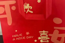 兆燊 礼品袋手提袋无纺布袋环保袋购物袋送礼袋红色袋子包装袋 平安欢喜大号47*36*10cm(10个/包)【京配】 晒单实拍图