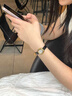 IFF珠宝马君妍同款小钻表女士手表复古真皮轻奢高级感女表生日礼物 烟墨黑 实拍图
