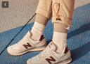 NEW BALANCE NB574官方休闲鞋女鞋复古舒适秋冬透气网鞋礼物轻便百搭运动鞋 米白色 WL574RCF 39 (脚长25cm)尺码详询客服 实拍图