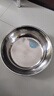 【不锈钢】和面盆厨房烘焙家用火锅盆洗菜打蛋汤锅盆醒面盆料理盆 32cm【热卖款】不锈钢 和面盆 实拍图