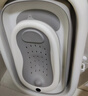 iuu婴儿洗澡盆 可折叠宝宝浴盆大号 洗澡神器躺托浴架新生儿童用品 【北欧灰】+可调节感温浴架 材质：FAD食品级材质检测认证 实拍图
