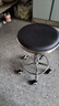 华恺之星 吧台椅 可升降吧台凳子酒吧椅餐椅加厚实验室椅转椅HK1062滑轮款 实拍图