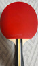 红双喜DHS狂飚乒乓球拍 直拍双面反胶弧圈结合快攻5星单拍H5006(附拍套) 实拍图