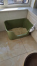 疯狂的主人猫砂盆超大号半封闭式特大号猫厕所防外溅猫沙盆猫屎盆猫咪用品 实拍图