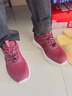 足力健【年货送爸妈】老人鞋中老年轻便休闲散步鞋2431380J 女 酒红 38 实拍图