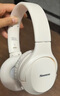 纽曼TB106耳机头戴式蓝牙耳机真无线耳机高音质音乐学生电脑网课游戏运动超长续航隔音折叠包耳式白色 实拍图